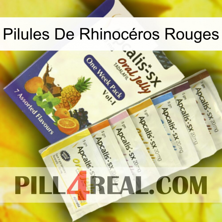 Pilules De Rhinocéros Rouges 11